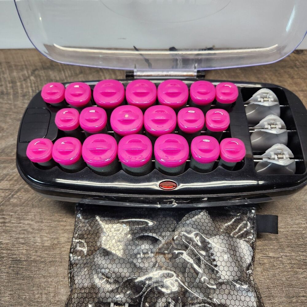 Conair Xtreme Instant Heat 20 Multi-Size Flocked Rollers Curlers Clips CHV26HCXT